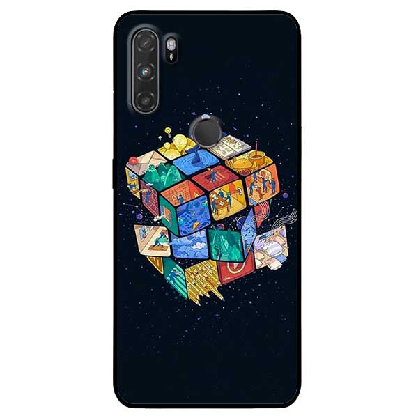 Ốp lưng dành cho Vsmart Active 3 mẫu Rubik Vũ Trụ