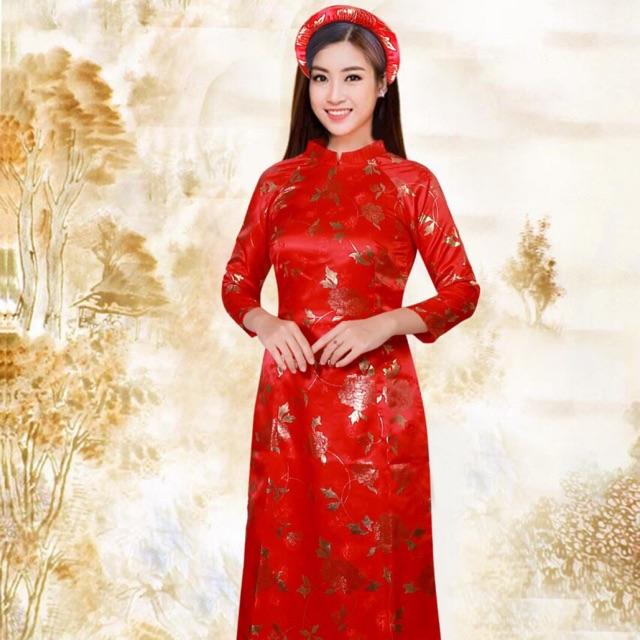 ÁO DÀI GẤM NHŨ