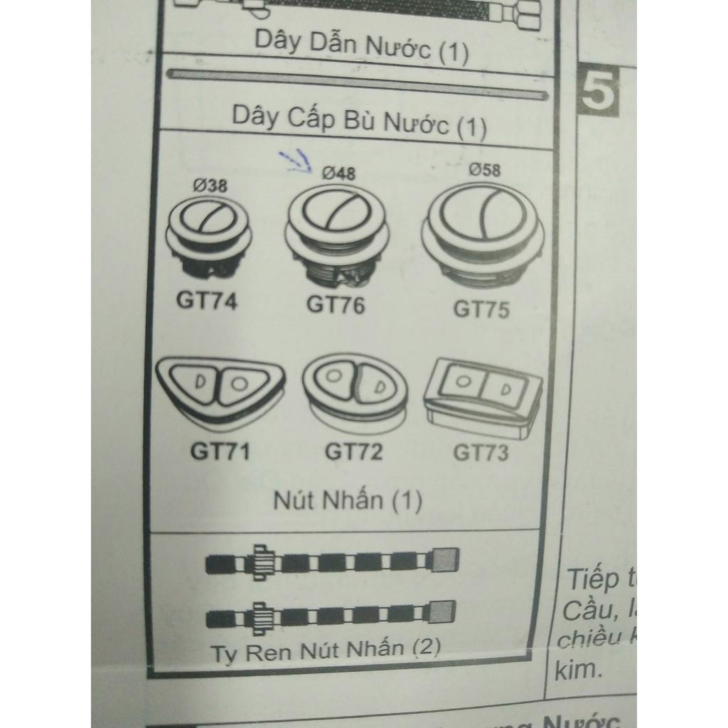 Bộ Xả Bồn Cầu, Bộ Xả Nước Bồn Cầu, Bộ Xả Bồn Cầu 2 Nút Nhấn.