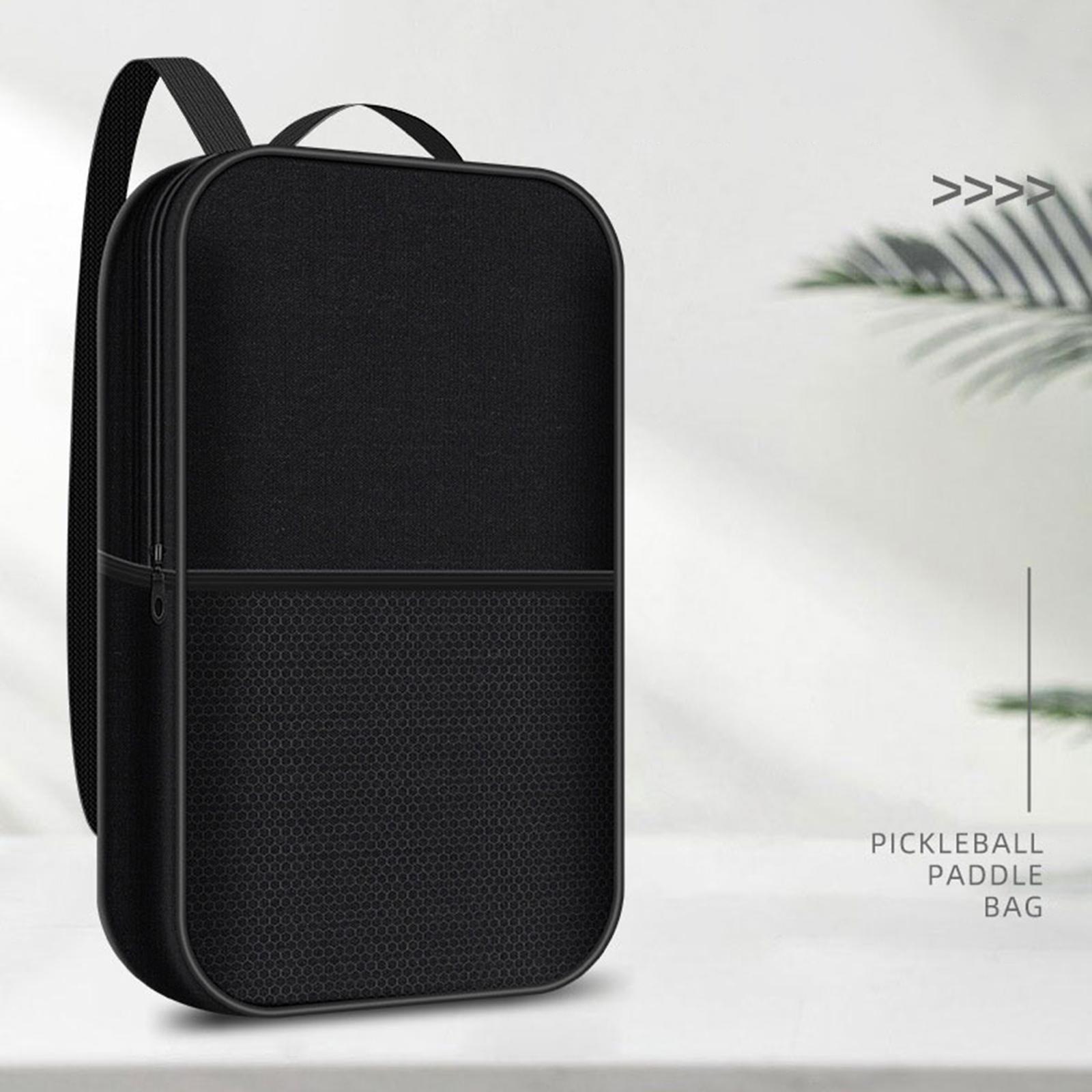 Pickleball Paddle Bag Racket Cover Backpack Gifts Tote Bag Durable Tennis Bag Travel Shock Resistant Carrying Bag Paddle Holder for Training
