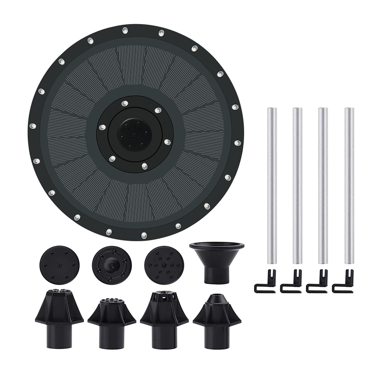 3W Upgraded Solar Floating Fountain for Bird Bath Pool