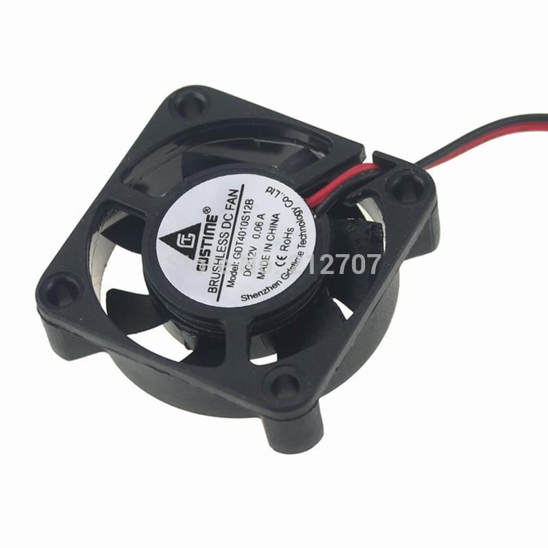 【 Ready stock 】1pcs Gdstime DC 12V 2P 40mm 4010 40 x 40 x 10mm Brushless Machine Cooling Fan