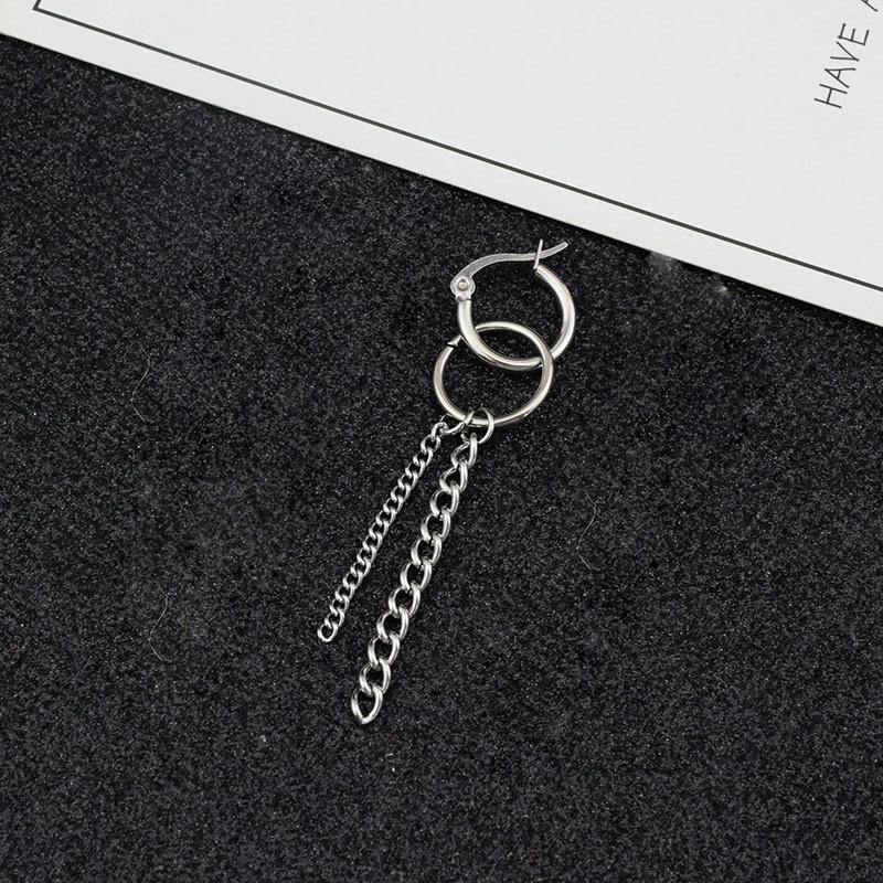 Khuyên tai tròn unisex