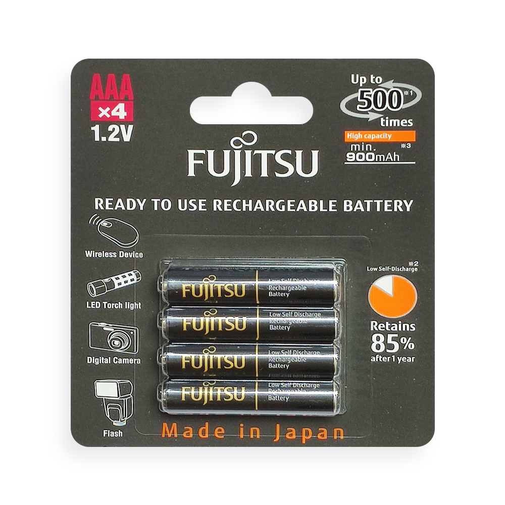 Pin Fujitsu HR-4UTHCEX - AAA 900mAh RECHARGEABLE BATTERY - Hàng Nhập Khẩu
