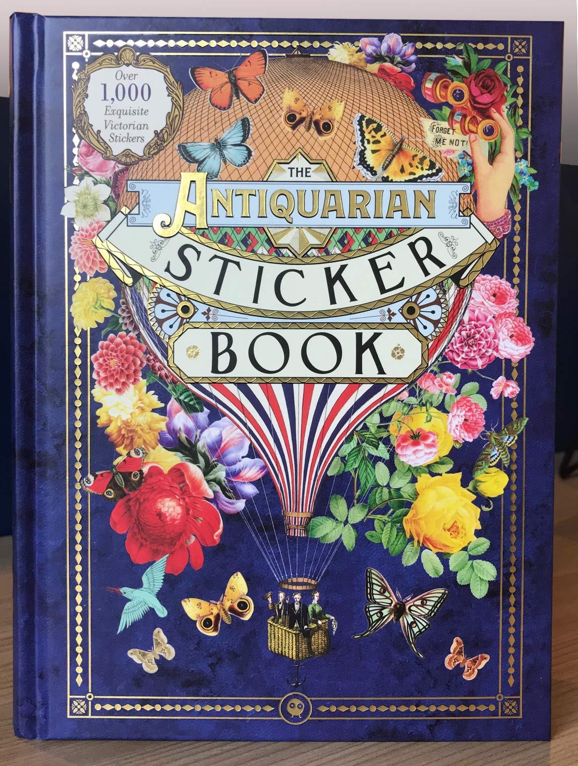 Sách ngoại văn: The Antiquarian Sticker Book: Over 1,000 Exquisite Victorian Stickers