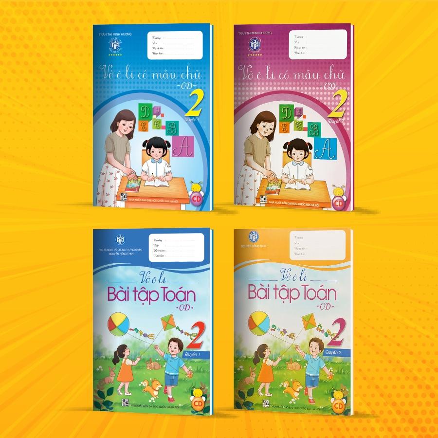 Combo bộ vở ô li lớp 2 - bộ Cánh diều