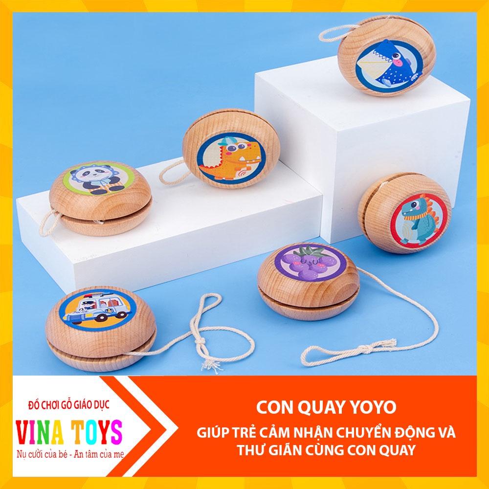 Đồ chơi gỗ thông mình Con quay YOYO giúp bé giải trí - Vinatoys