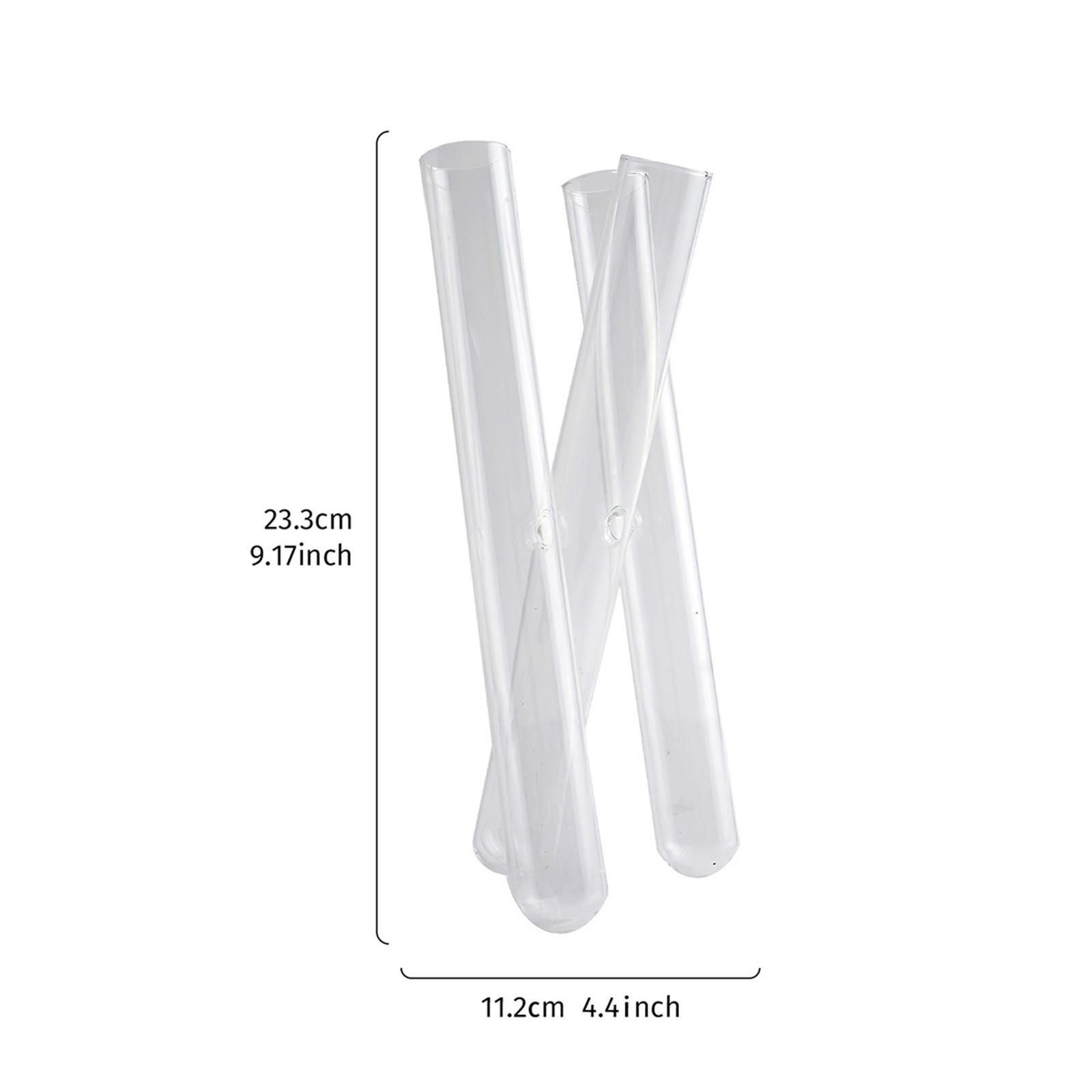 Test Tube Vase with 3 Test Tubes Flower Vase for Housewarming Wedding