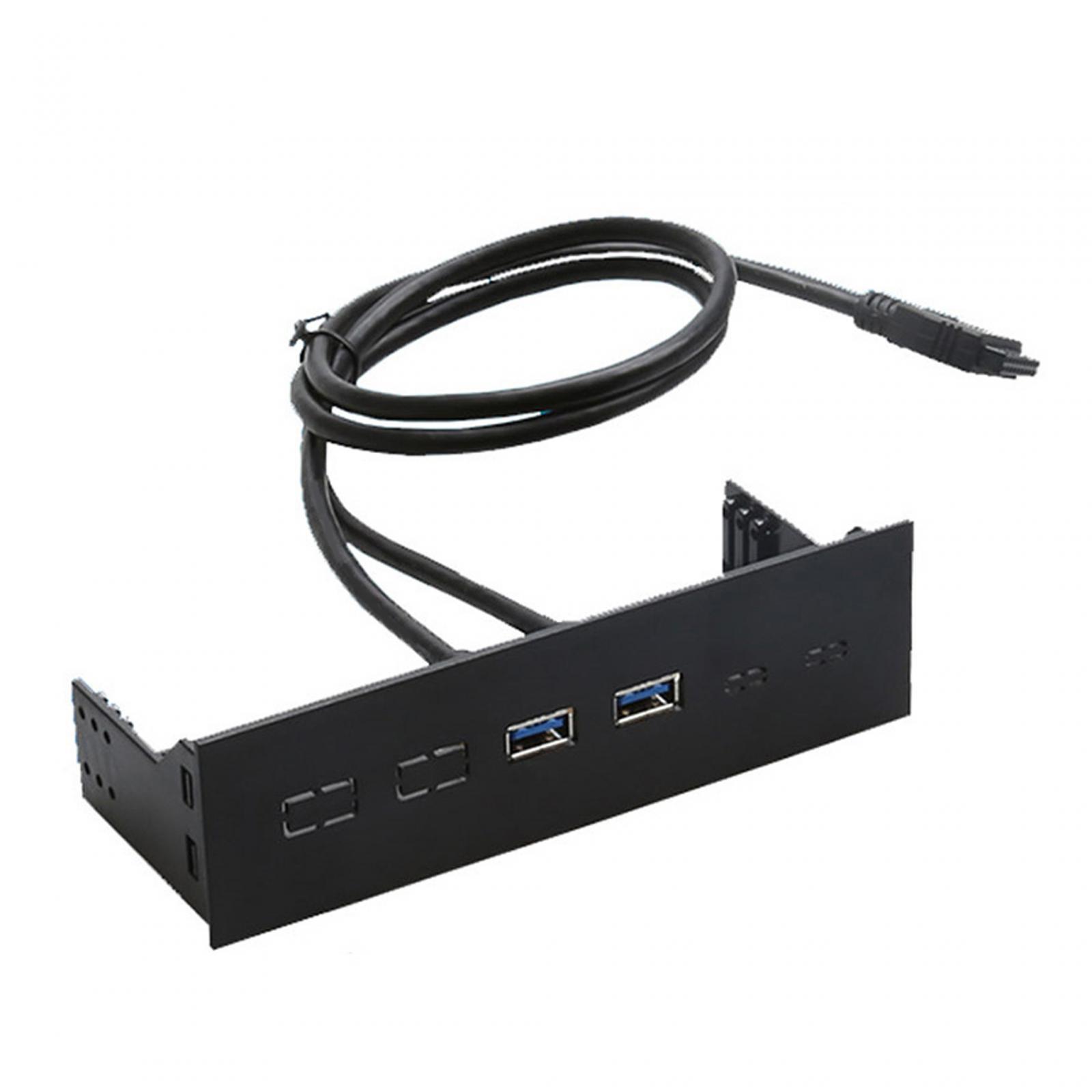 5.25" Front Panel Optical Drive Front Panel,Multifunction,High Speed USB Hubs Plug and Play USB Front Panel Adapter ,Computer Expansion Board