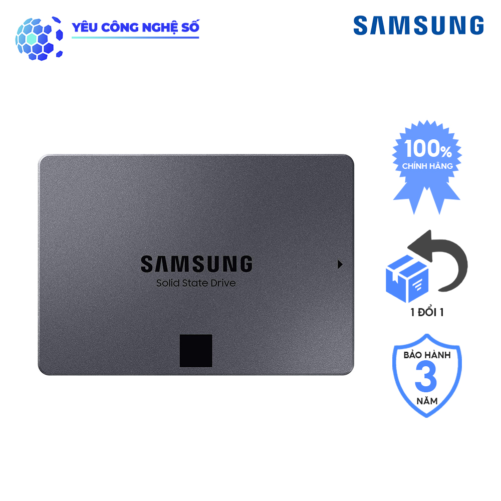 Ổ cứng SSD Samsung 870 QVO 2.5 inch 3D MLC V-NAND SATA III tốc độ tối đa 560MB/s dung lượng 1TB/ 2TB/ 4TB chính hãng