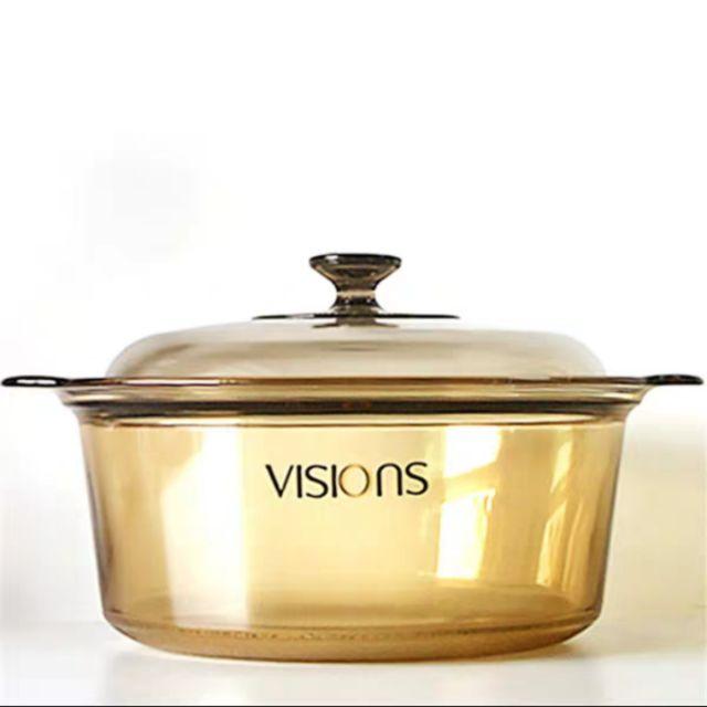 Nồi Thủy Tinh Loại Thấp Visions VSD-5 (5L) - Made in France -  Phân phối bởi CTCP ABMA VN 15/2 Đoàn Như Hài, P12, Q4