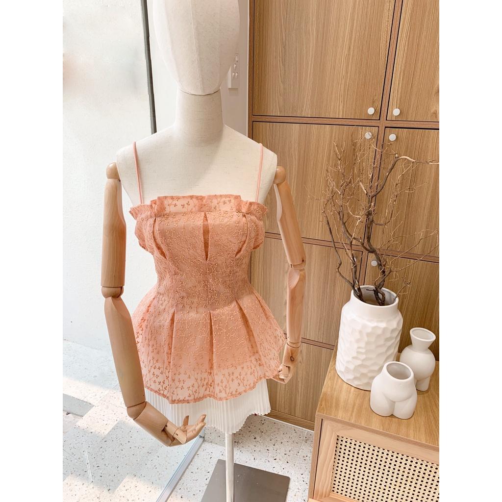 Chân váy xếp ly ngắn nhiều màu Lalaclothing