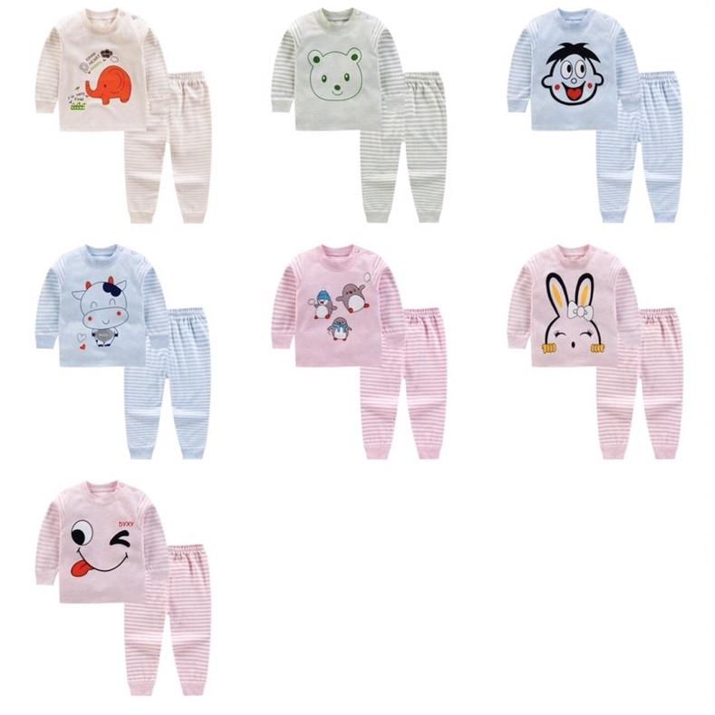 Bộ Cotton Len Nỉ Dài Tay Cho Bé Trai Bé Gái 8-20kg quần áo trẻ em Quảng Châu