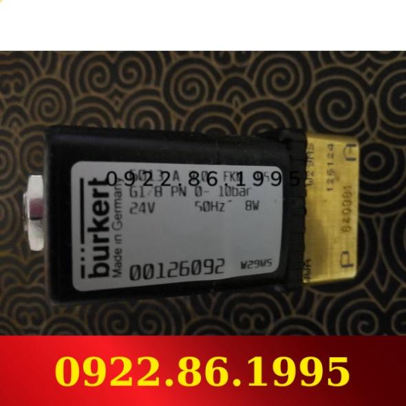 Van Điện Từ Ba Chiều Hai Vị Trí Burkert 6014c2.0 Của Đức 6013a1-5 24vd