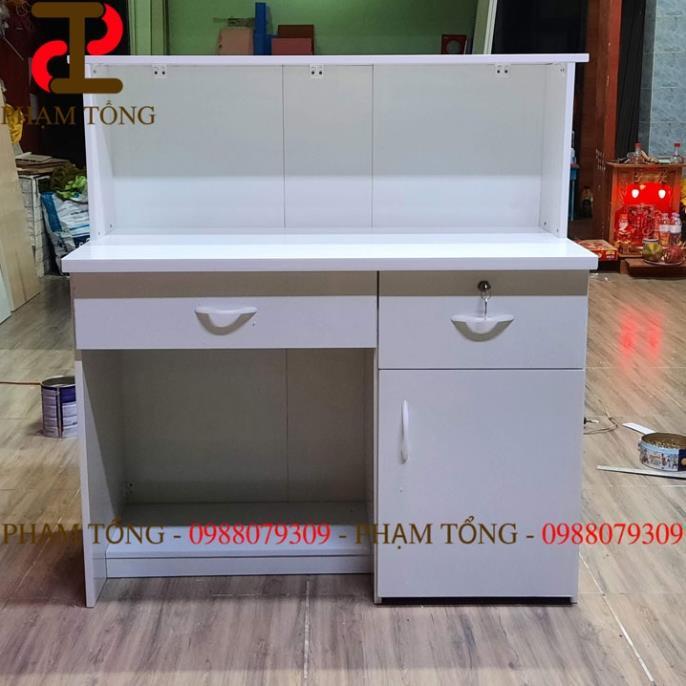 Quầy thu ngân Mini màu trắng nhỏ xinh  Miễn phí giao hàng