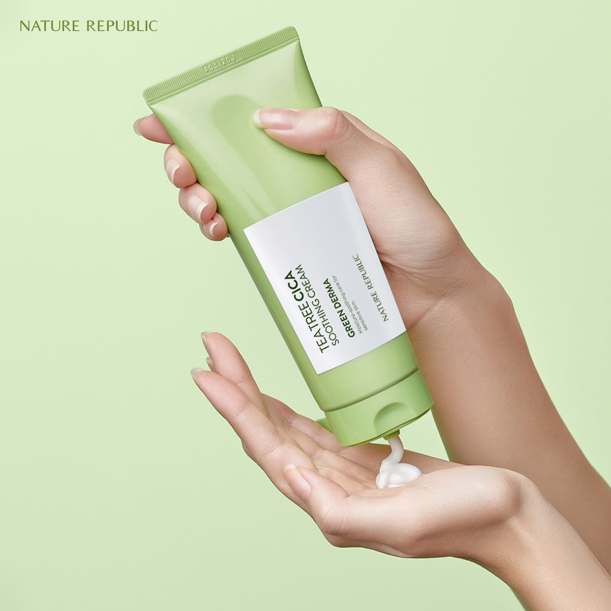 Nature Republic Kem dưỡng Green Derma Tea Tree Cica Soothing Cream 100ml