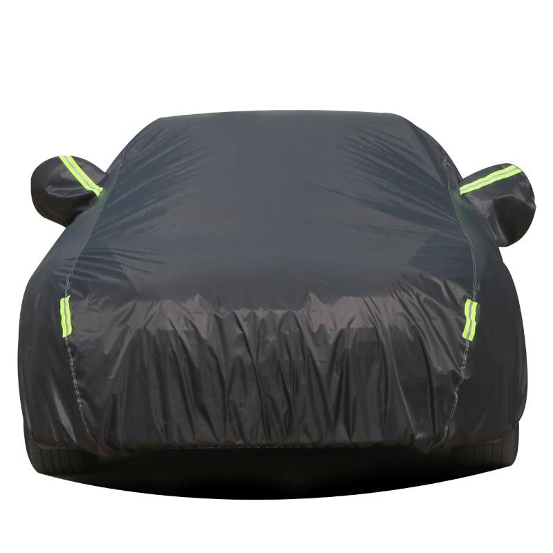 Bạt phủ xe ô tô 5 chỗ thương hiệu Macsim sử dụng trong nhà và ngoài trời chất liệu Polyester - màu đen và màu ghi