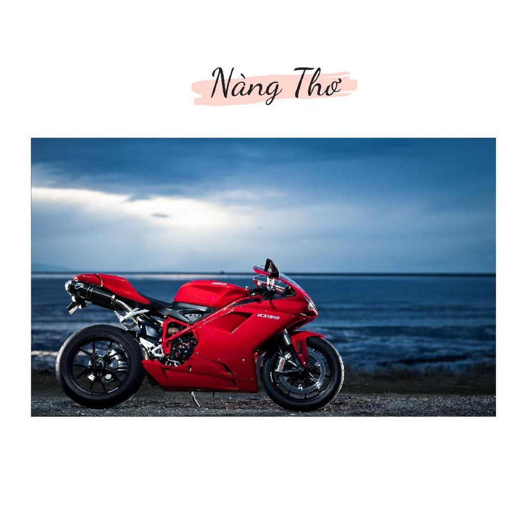 HÌNH XE MOTO NHIỀU KÍCH THƯỚC DÁN TƯỜNG_DECAL VIP