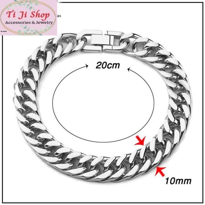 LẮC TAY NAM LẶC ĐÔI INOX 10LY KHÓA BỘ