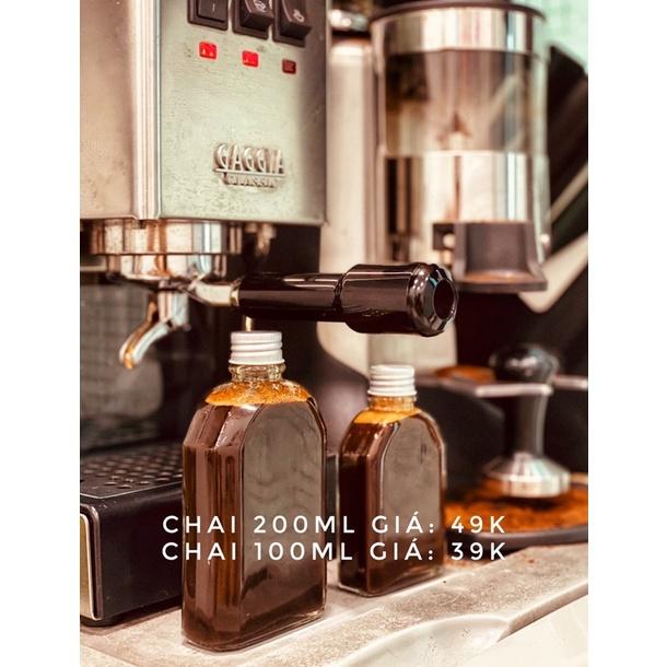 Cà Phê Pha Máy Đóng chai 200ml