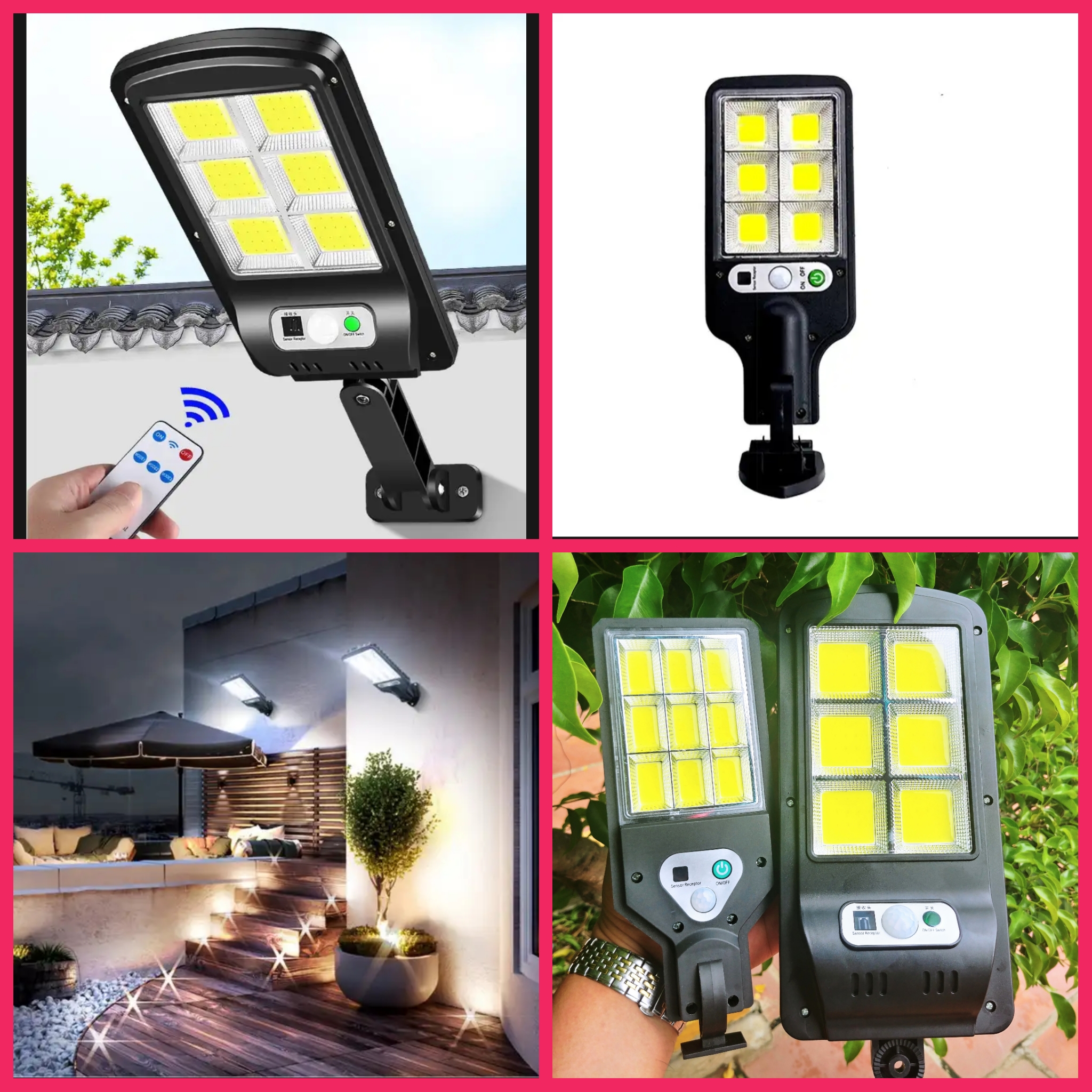 1 ĐÈN CHIẾU SÁNG NĂNG LƯỢNG MẶT TRỜI CẢM BIẾN THÔNG MINH MẪU MỚI