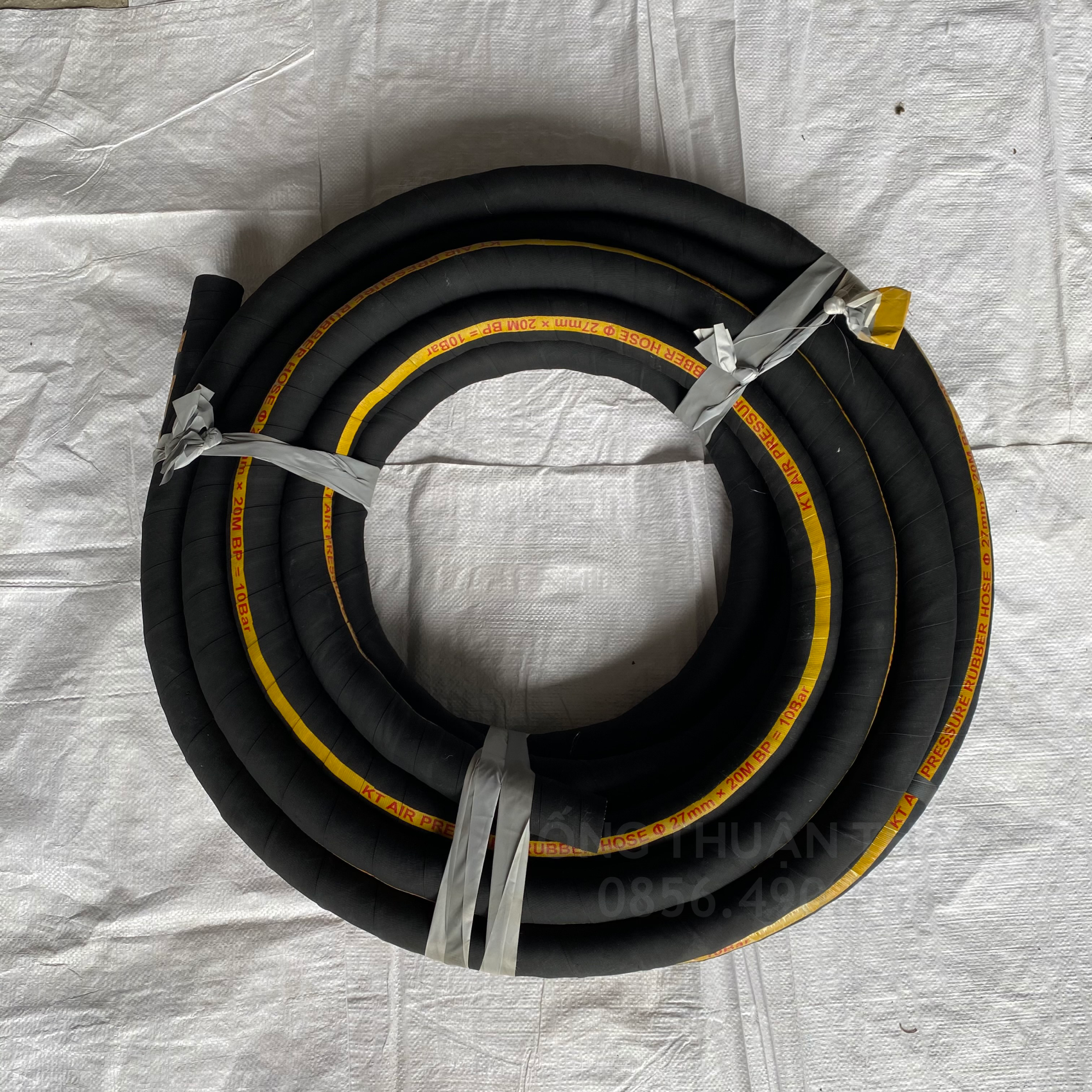 Ống Cao Su Bố Vải Phi 27mm cuộn 20 mét- Hàng Nhập Khẩu - Ống Thuận Thảo