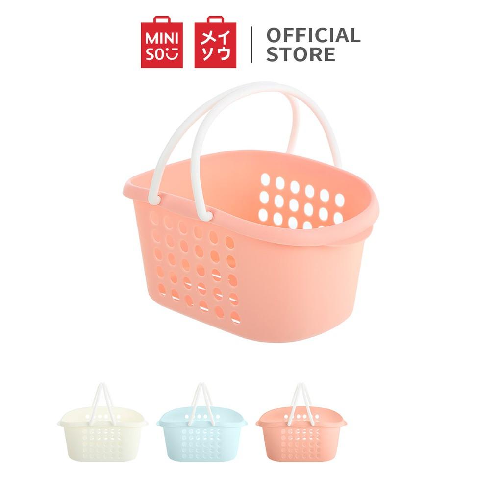 Đơn giản cổ điển Giỏ tắm Miniso (Giao màu ngẫu nhiên)