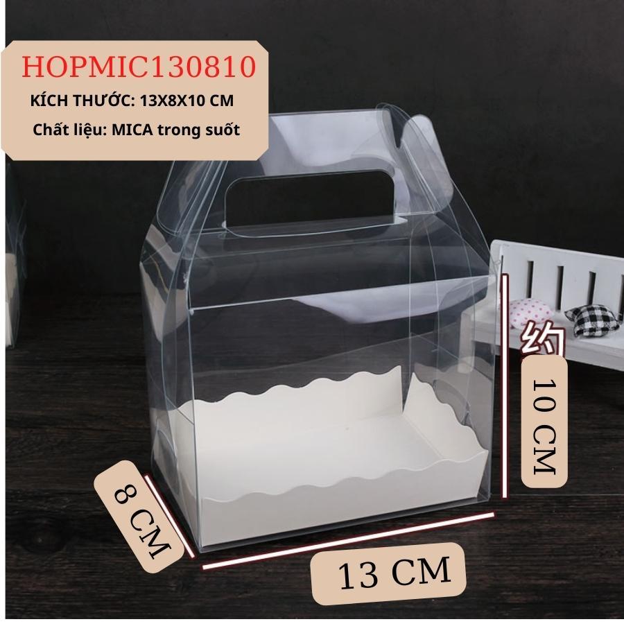 Hộp Đựng Bánh Kem MOUSSE Mica Trong Suốt Đựng Bánh Gato Sinh Nhật Nhiều Kích Cỡ