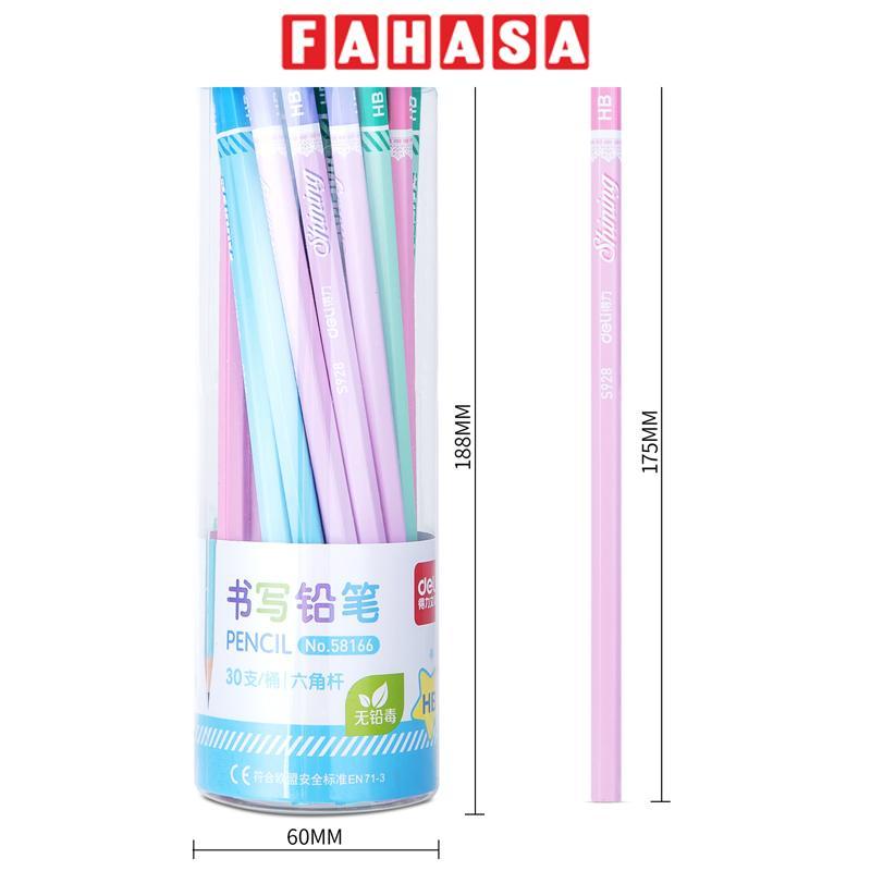 Bút Chì HB - Deli 58166 (Mẫu Màu Giao Ngẫu Nhiên)