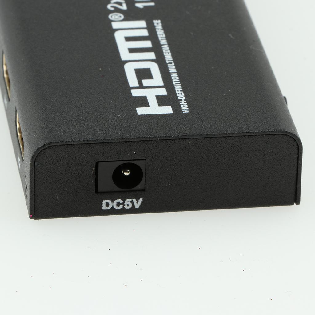 HDMI 2X2 Switch Splitter 2 In 2 Out Support 4k 1080P HDMI1.3b for PC HDTV UK