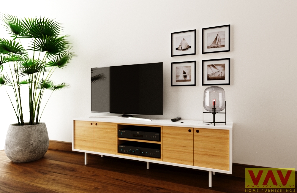 STADDI, Kệ tivi gỗ cao cấp, Chính hãng VAV