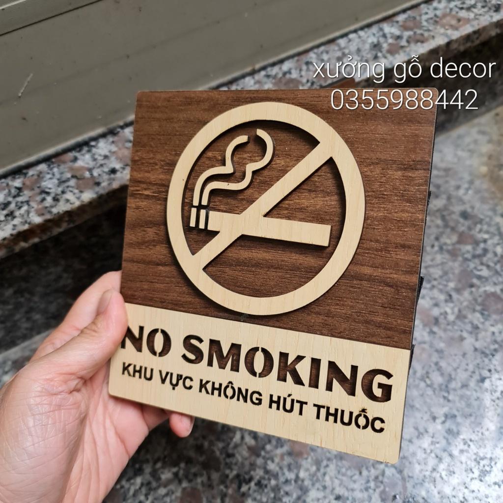 Bảng Cấm hút thuốc, biển báo No smoking, bảng báo No smoking, bảng cấm hút thuốc, khu vực hút thuốc giá rẻ.