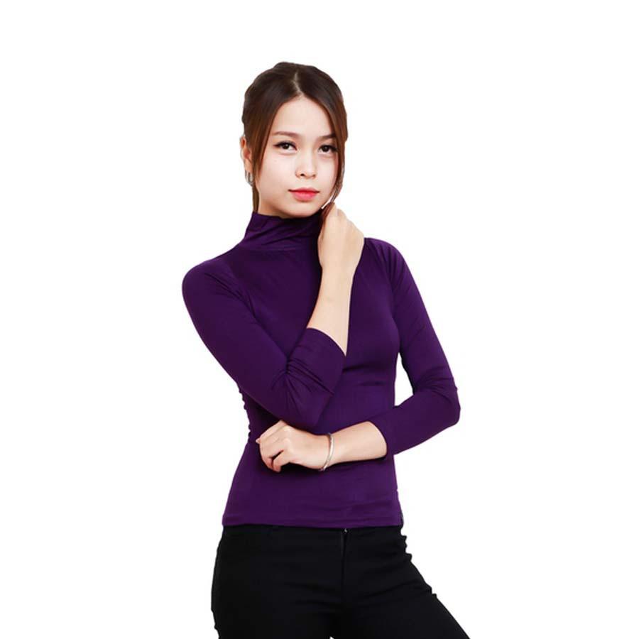 Combo 2 áo giữ nhiệt lót nỉ cổ 3 phân dành cho bạn nữ Dma store