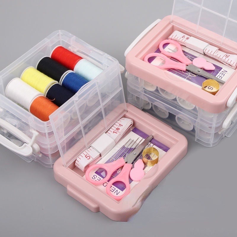 Bộ kim chỉ may vá 20 món đa năng, set kim chỉ khâu tiện lợi kèm hộp đựng