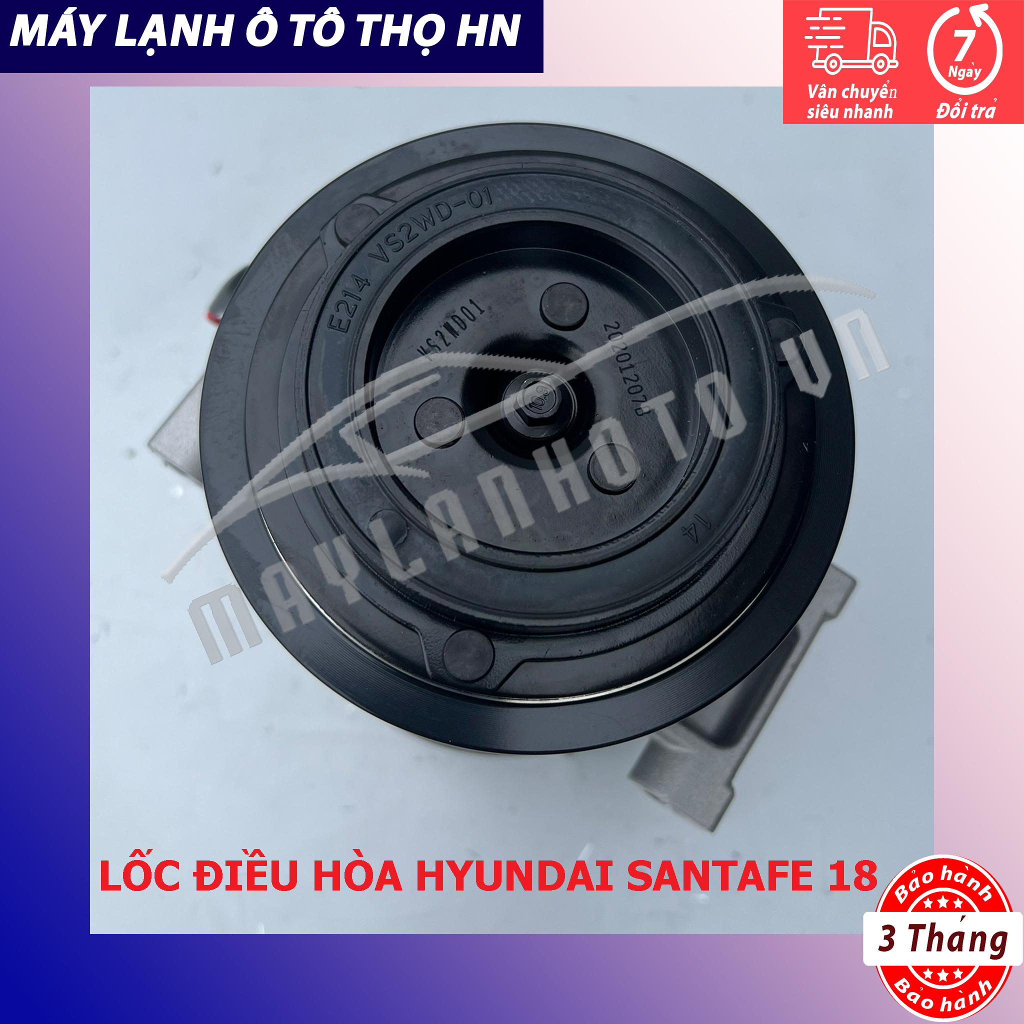 Lốc điều hòa (block,máy nén) Hyundai Santafe 2018 2019 2020 hàng xịn Hàn Quốc 18 19 20 97701-S1250/S1000