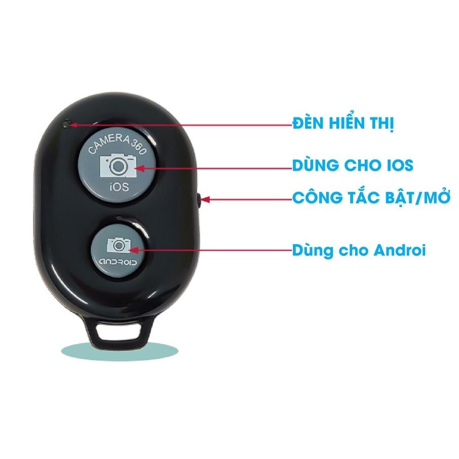 Remote Chụp Ảnh Kết Nối Bluetooth Điều Khiển Chụp Ảnh Từ Xa Tiện Lợi