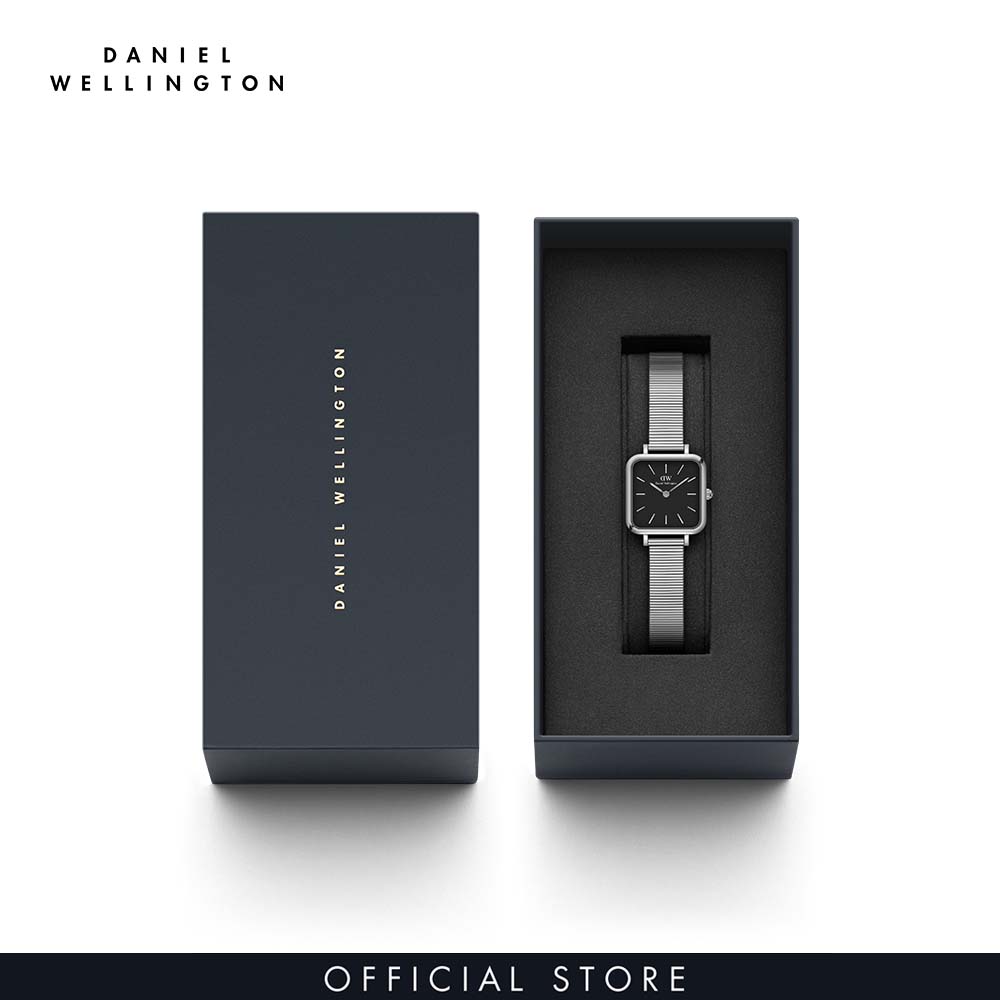 Đồng hồ Nữ Daniel Wellington dây lưới - Quadro Studio 22x22 mm DW00100522