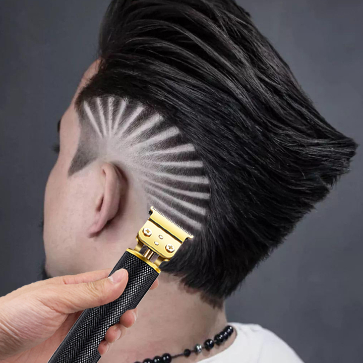 Tông đơ tạo viền nghệ thuật chuyên nghiệp DSP - Dung lượng pin: 600mAh - Công suất: 5W - HÀNG NHẬP KHẨU