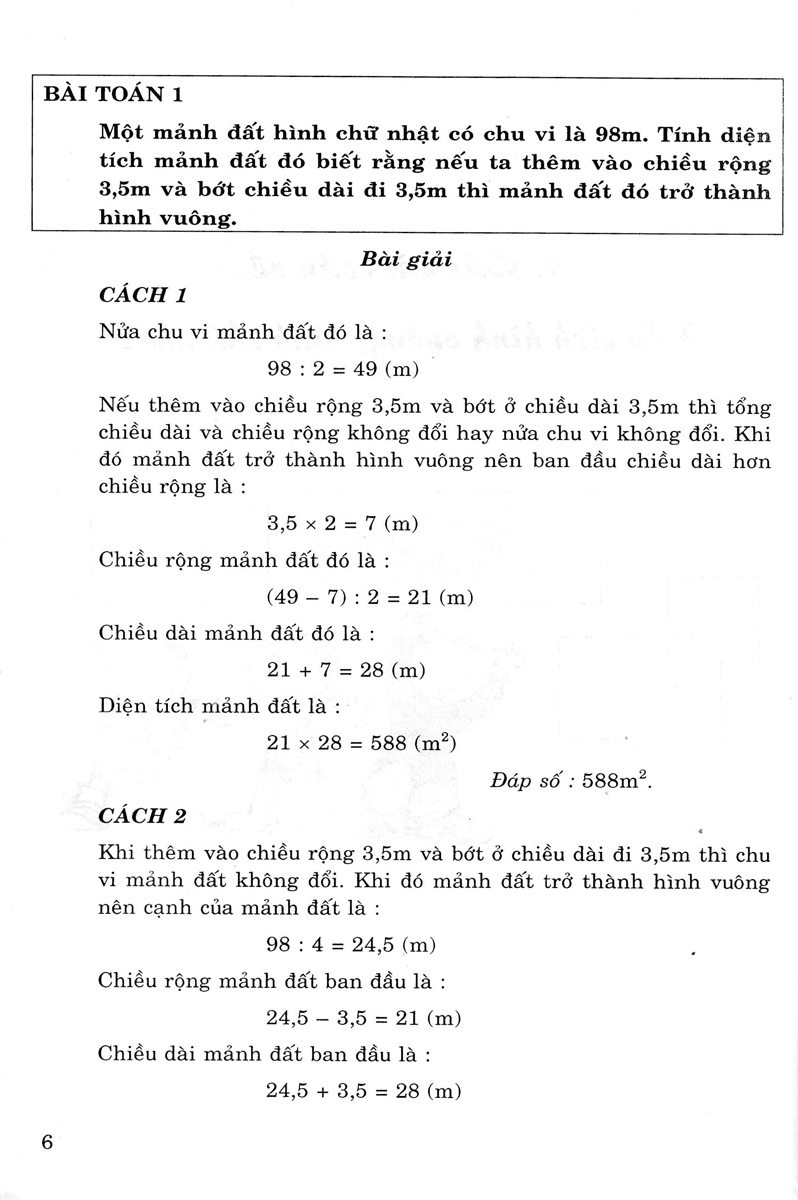 Giải Bằng Nhiều Cách Các Bài Toán Hình Học Lớp 5 (HA)