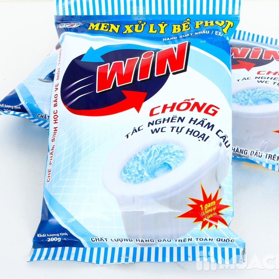 Men xử lí bể phốt Win công nghệ sinh học gói 220g