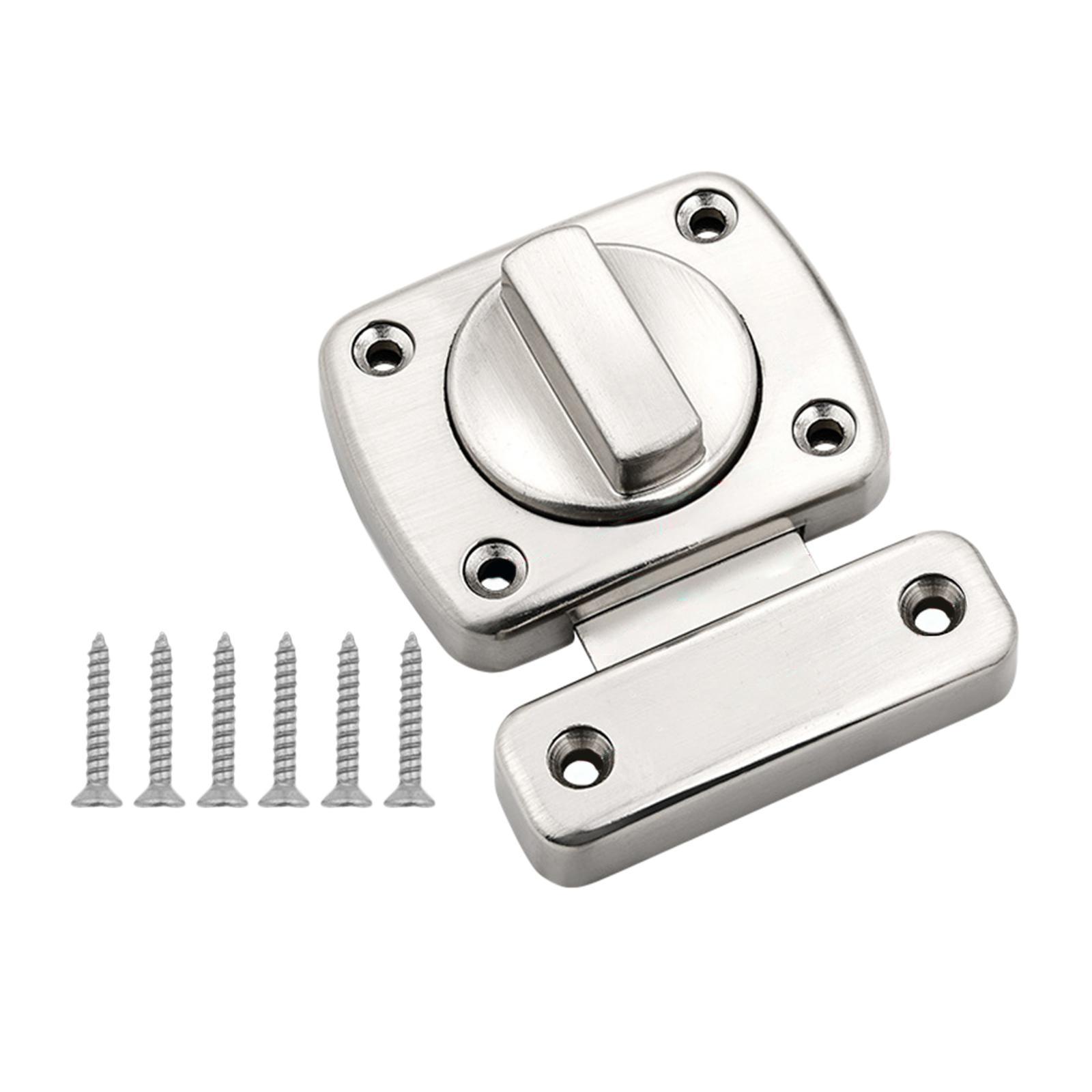 Rotate Bolt Latch Gate latches Safety Door Lock Pet Door Bathroom Door Lock latches for Window Metal Gates Garden Garage Door