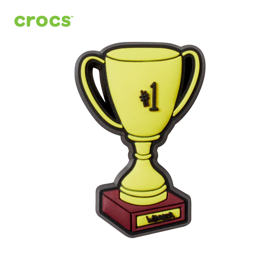 Sticker nhựa jibbitz unisex Crocs Number One Trophy