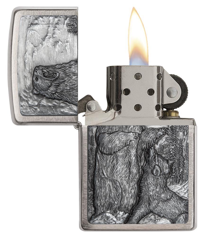 Bật Lửa Zippo Bear vs. Wolf 29636