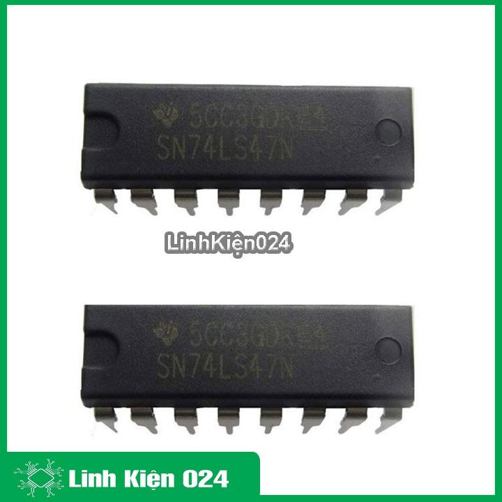 IC 74HC47 BCD to 7-Segment Decoder/Driver with Open-Collector Outputs