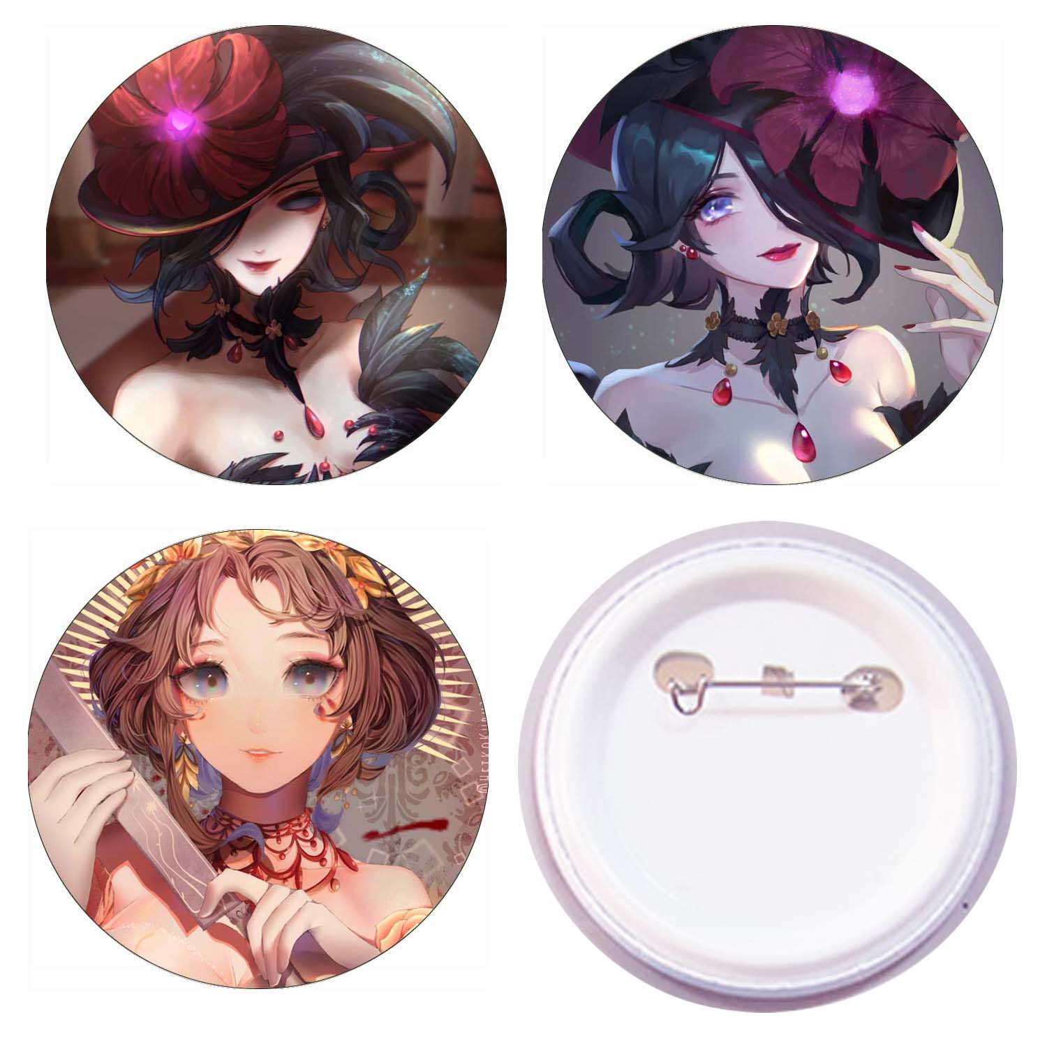 Huy hiệu set 5 cái Identity V nhân vật khác nhau