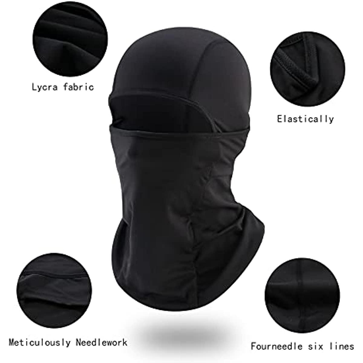 Mặt nạ thoáng khí cổ Balaclava Mặt nạ chống tia UV Bảo vệ mặt nạ trượt tuyết nhiệt chống gió cho phụ nữ Nam khô nhanh Thiết bị thể thao ngoài trời Color: Yellow