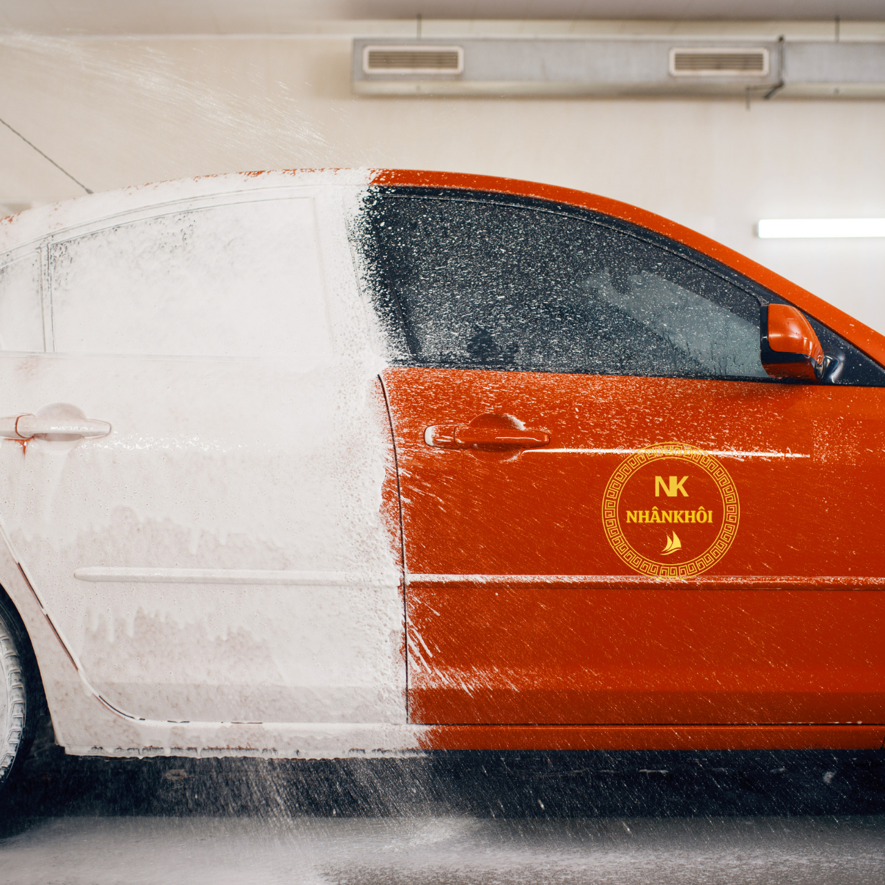 Turbo X10 - 5 lít - Dung dịch rửa xe không chạm - Nước rửa xe bọt tuyết - Ekokemika