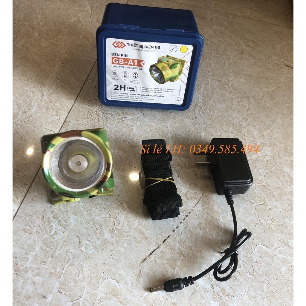 Đèn pin đội đầu G8-A1, đèn lấy ráy tai, chiếu sáng, săn bắt....