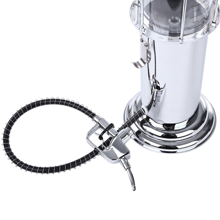 Bình đựng nước hoa quả hình trụ bơm xăng siêu tiện dụng