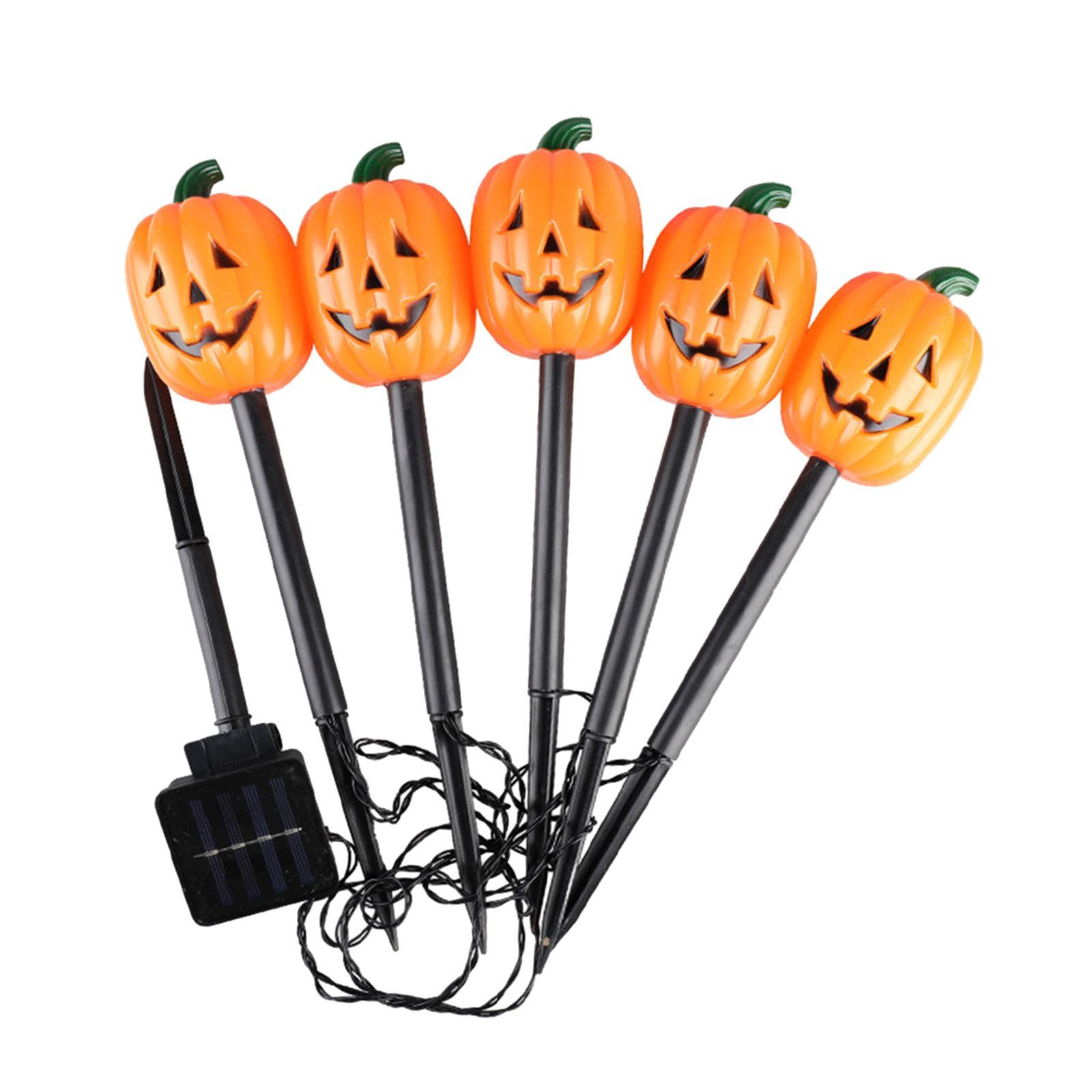 Solar Path Lights Outdoor Waterproof Halloween Decorations Outside Garden Lights Pathway for Garden Yard Landscape Patio Path